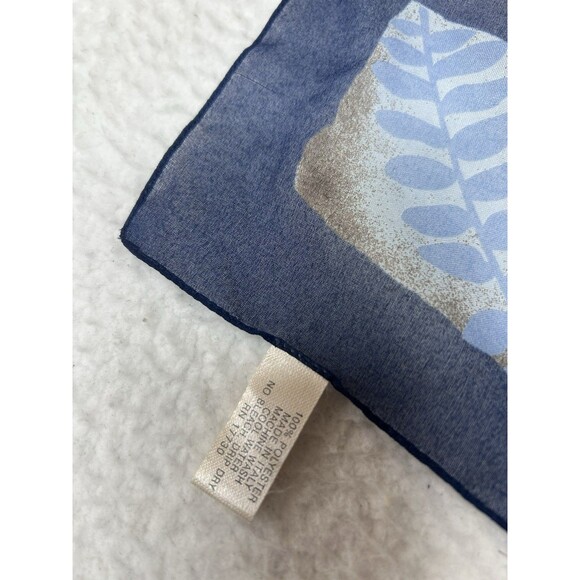 Unbranded Sheer Square Neck Scarf Blue - Picture 2 of 4